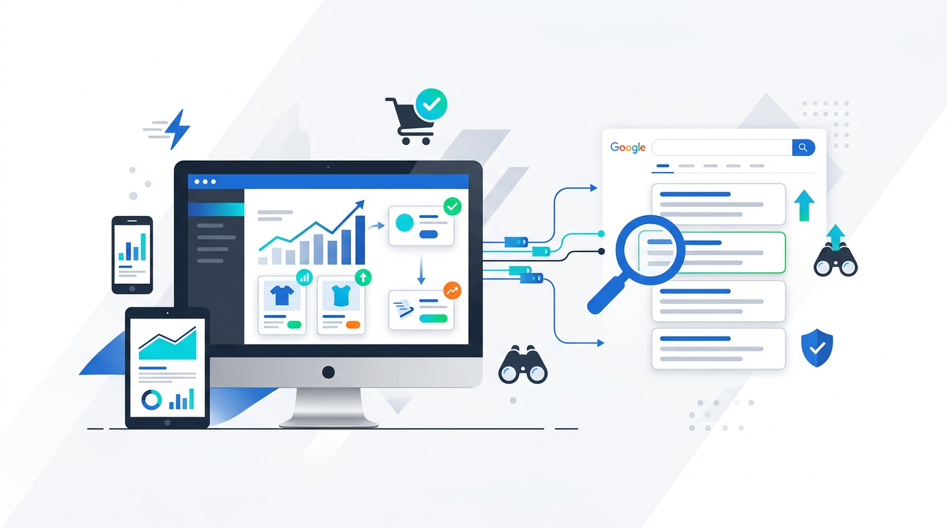 Optimiser son site commerçant en 2026 pour Google