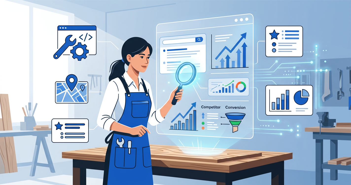 Audit SEO 2026 : Le check-up complet pour artisans