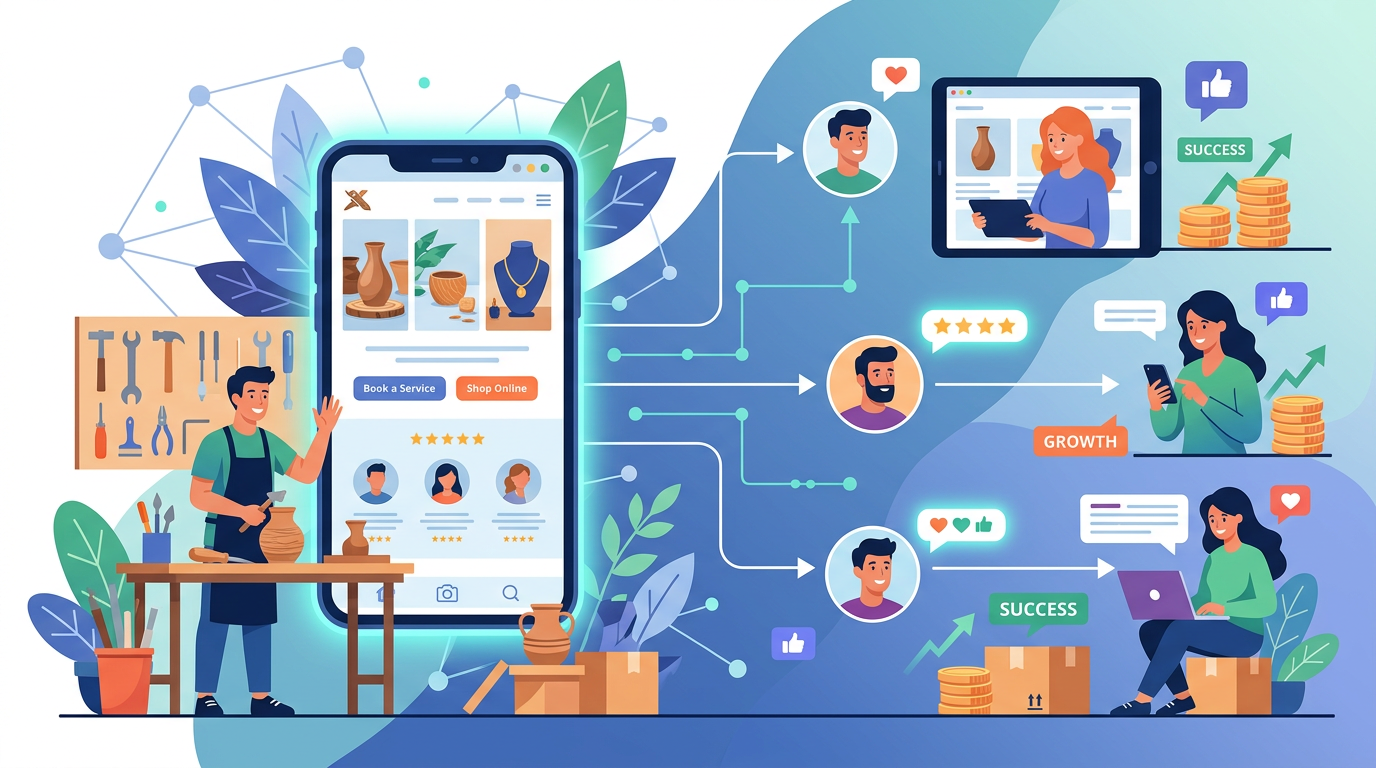 Site Web Artisan en 2026 : Votre Atelier à l'Ère Numérique