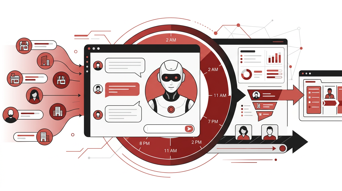 Chatbots IA Vente 2026 : Qualification de Leads 24/7