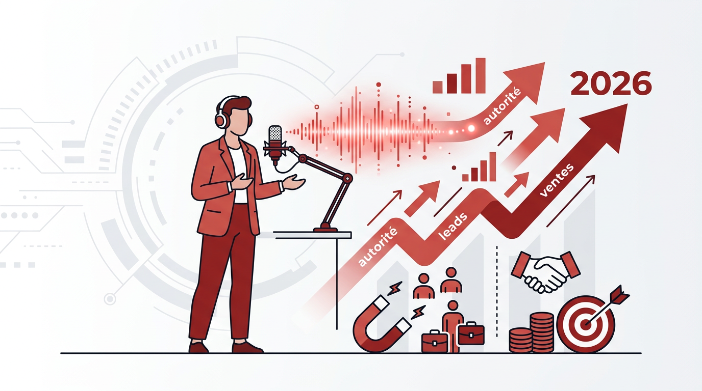 Podcasts B2B 2026 : Levier d'Autorité pour Vos Sales