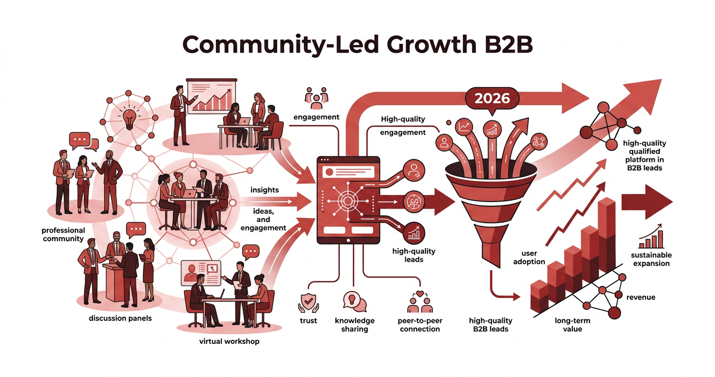 Community-Led Growth B2B 2026 : Générer des Leads par la Communauté