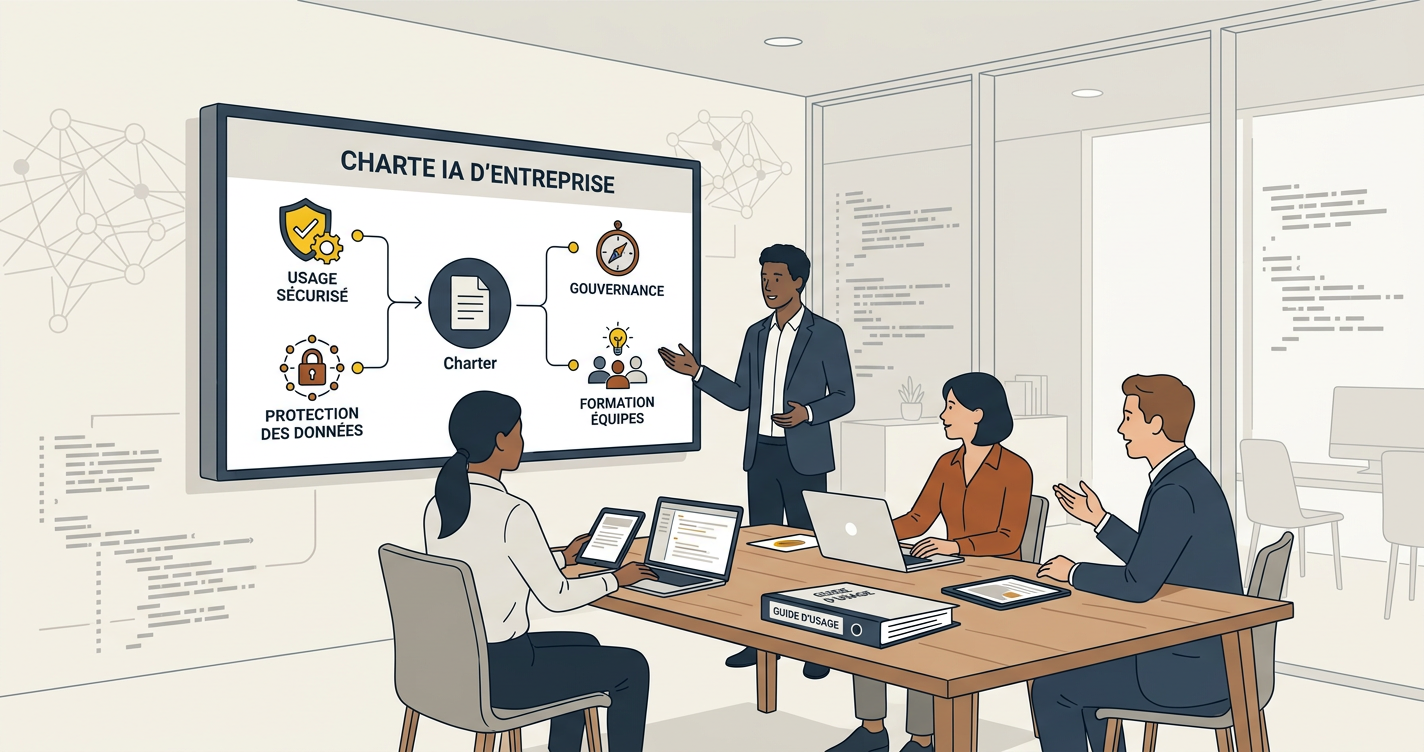 Charte IA d'entreprise : Sécuriser les Usages en PME